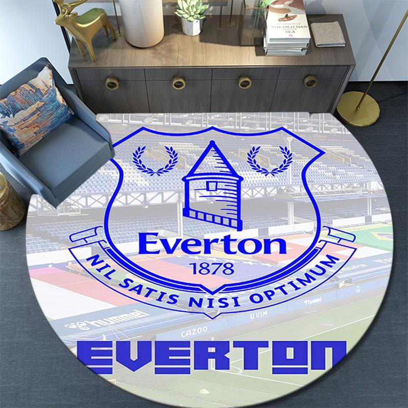 Everton Pattern Round rug,Carpet Rug for Living Room Bedroom Playroom ,Non-slip Floor Mat,Holiday Gifts and Birthday Gifts.