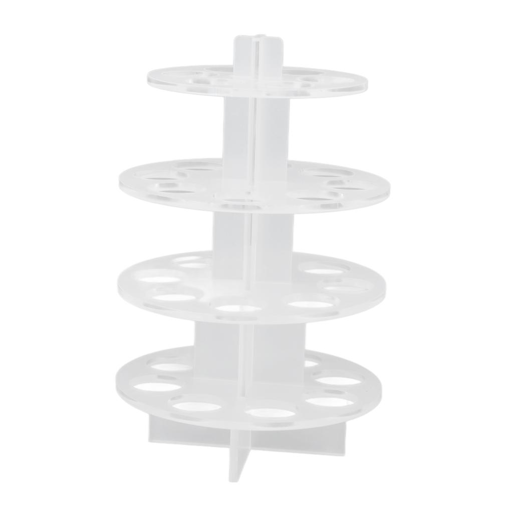 30 Löcher Kaffee Karussell Halter Kaffee Kapsel Organizer Aufbewahrungsständer Acryl Modernes Design für Zuhause Büro