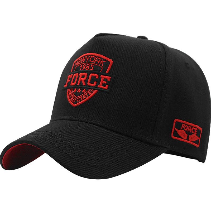 Big head circumference high top hat men's baseball cap spring and autumn embroidery truck hat