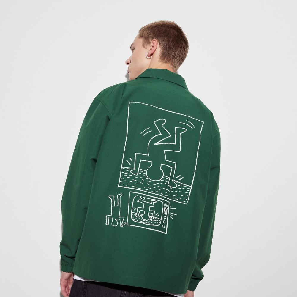 

Тренерская куртка UNIQLO с рисунком