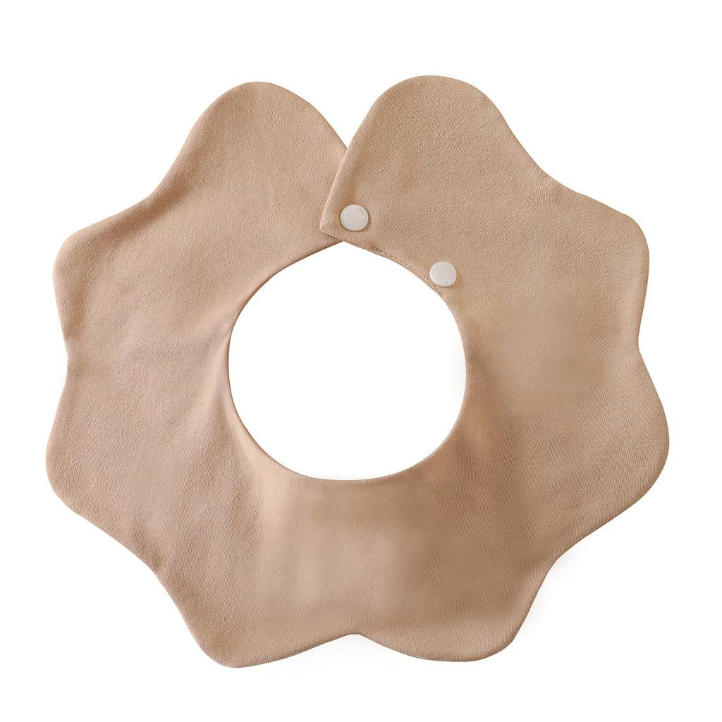100% Cotton Baby Drool Bibs Soft Cloud 360° Wave Design Comfortable Drool Bandana for Infants Newborns