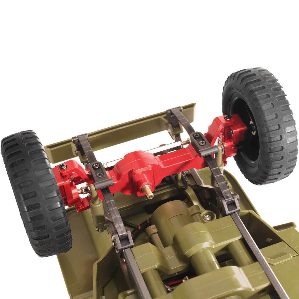 Aluminum Alloy CNC Anodized Full Metal Front Rear Portal Axle for JJRC 1/10 C8815 Willys MB  Retro Jeep Upgrade Accessories