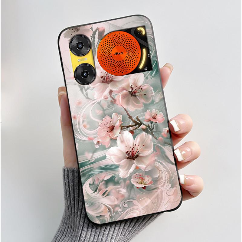 Custodia per Telefono Per ZTE Nubia Music 2 Custodia Z2460 Z2353 Estetica Gatto Carino Astronauta Nera Morbida TPU Silicone Copertura Protettiva Integrale