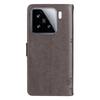 For Xiaomi 15 Phone Case with Stand Cat Tree Pattern Leather Wallet Mobile Cover