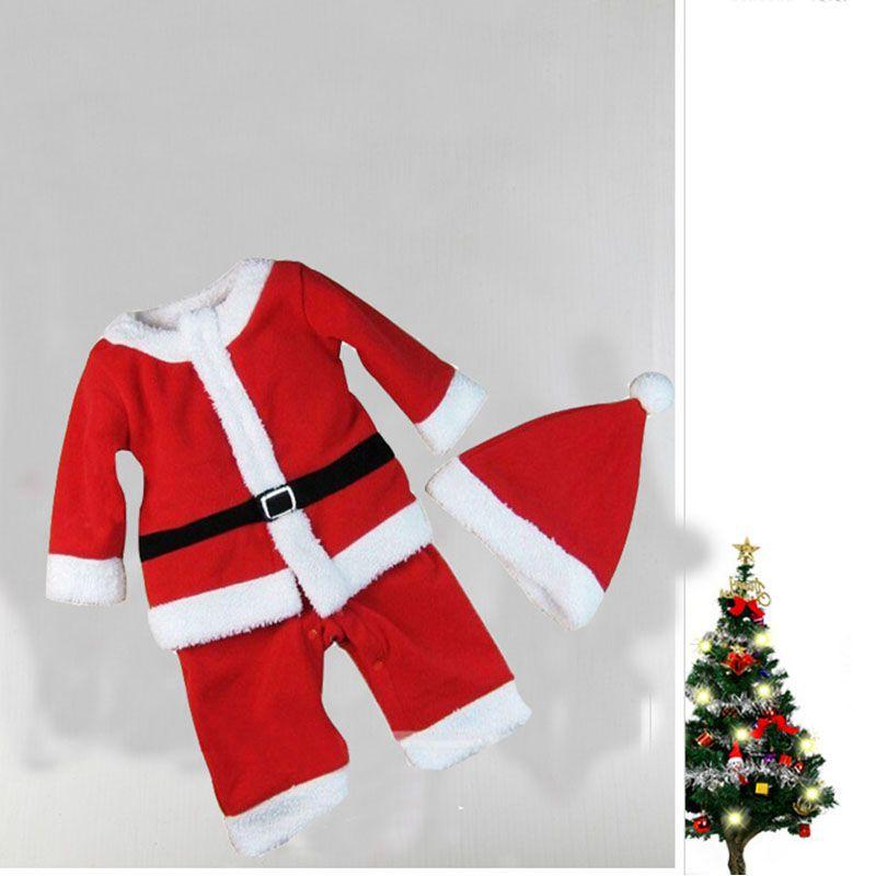 Luxurious Children's Christmas Costumes Santa Claus Boys And Girls Ensemble For Festive Fun