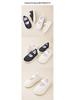 Frühlings- und Herbst-Farbblock-Mädchen-Skateschuhe mit quadratischer Spitze und Klettverschluss - Koreanischer Stil, lässig, weiche Sohle