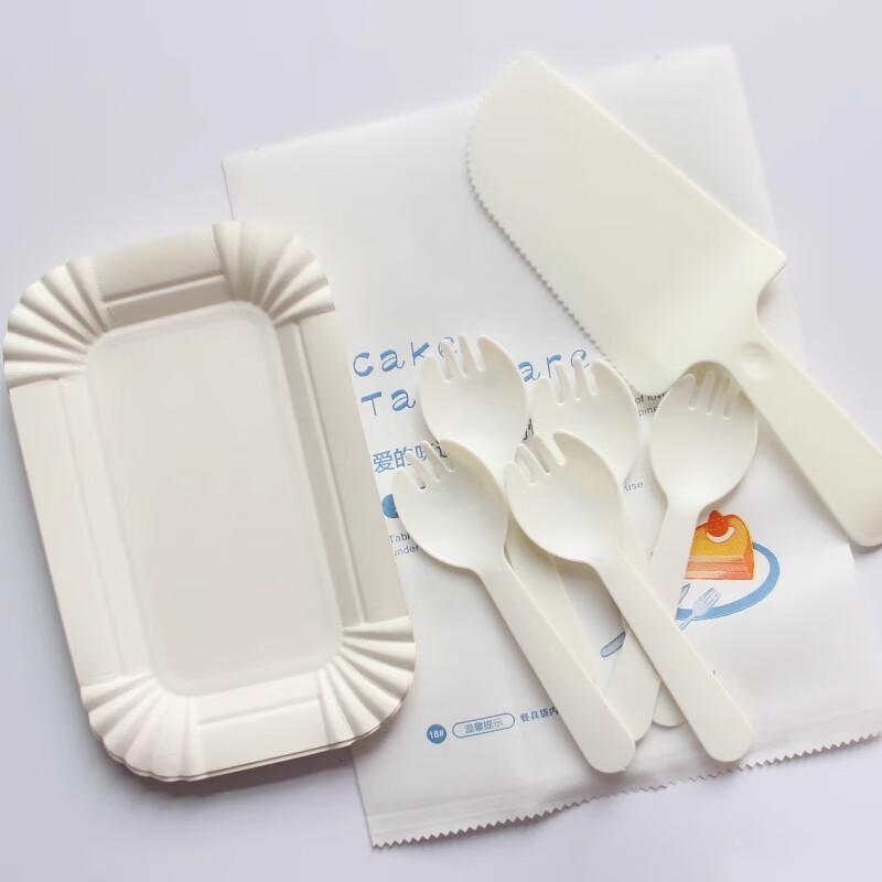 Disposable Birthday Cake Tableware Set