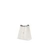 Lucky Pleats Canvas Cross Mini Ivory_Black