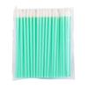 Compact Nylon Lip & Eye Makeup Brush - Disposable, Hollow Rod Design for Lipstick, Lip Gloss, and Eyeshadow Application
