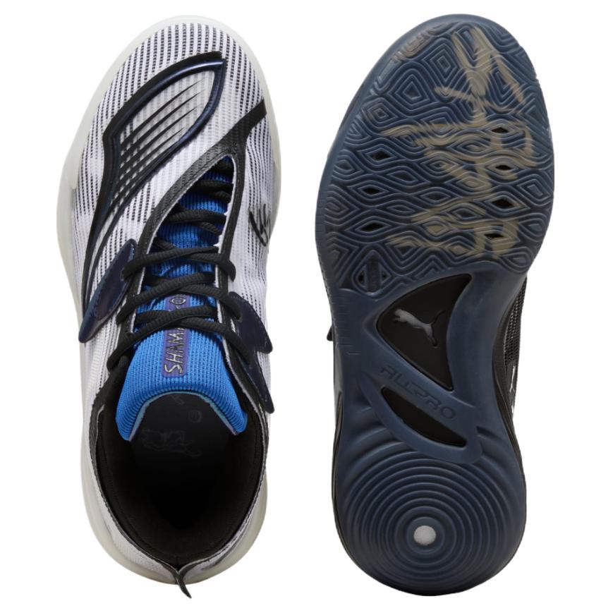 God Shammgod X Puma All-Pro Nitro 2 Shadow Shaker Unisex Sneakers White Black 312308-01