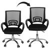 Office Chair - Springos - Swivel - Black - Padded - Height-adjustable