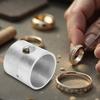 Jewelry Melting Casting Tool Cylindrical Jewelry Casting Pot Aluminum Alloy DIY Metal Jewelry Casting Mold for Jewelry Making
