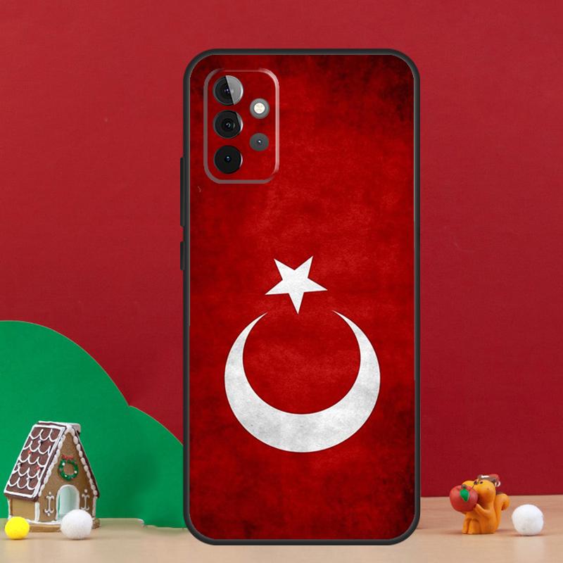 Republic of Turkey Realistic Flag Case For Samsung Galaxy A54 A06 A16 A26 A36 A56 A53 A32 A52 A33 A13 A55 A35 A15 A14 A34 A17