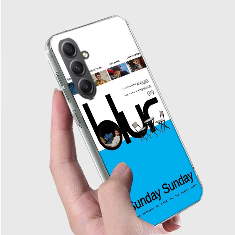 Blur Band Phone Case for Samsung A16 A26 A36 A56 A17 A37 A57 A07 A06 A02S A03 A04S A05S Galaxy Note 20 10 A50S A71 A51 A31 A30 A
