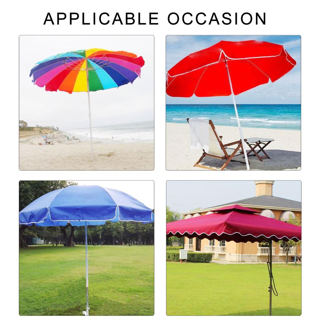 Beach Umbrella Sand Anchor Portable Umbrella Anchor Base Metal Ground Screw for Patio Umbrella Stands & Bases Enduring