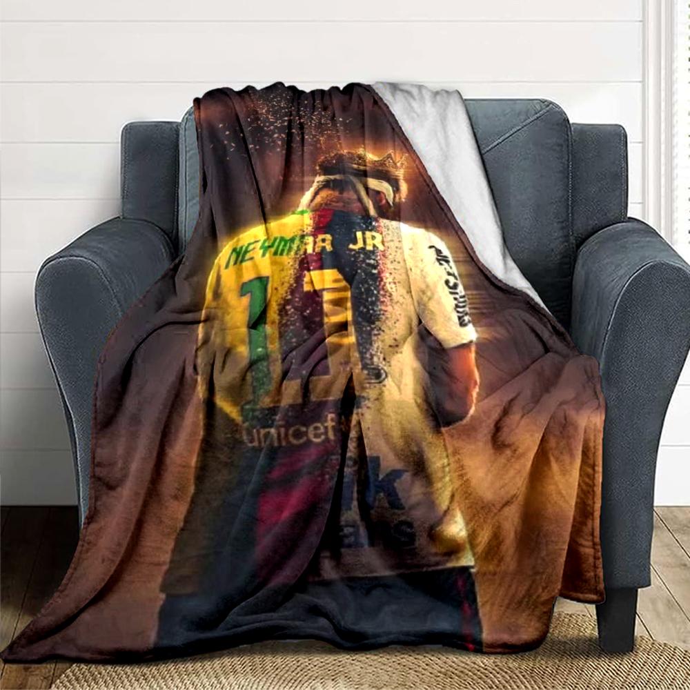 Prince Soccer printed flannel breathable and warm blanket, a stylish home gift, suitable for home, office and bedspread use. 15a166