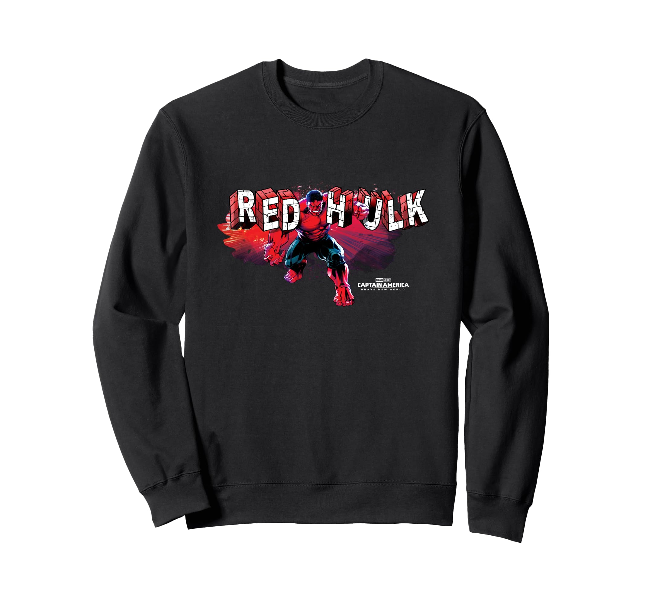

Marvel Captain America: Brave New World Red Hulk Logo Sweatshirt
