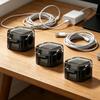 3/6Pcs Magnetic Cord Holder Adhesive Home Office Nightstand Desk Cable Organizer Wire Management Clip Phone Charging Cord Keeper