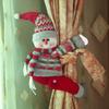 Christmas Curtain Buckle Tieback Santa Claus Elk Snowman Shape Curtain Tiebacks Curtain Fastener Buckle Christmas Home Decor