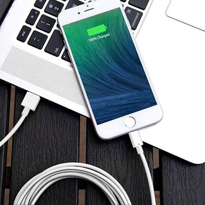 White-1m -5 pièces-lot câble usb pour apple téléphone charge pour iphone câble 12 11 pro xs max x xr 8 7 6 6s plus cordon de charge
