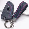Silicone Key Fob Cover with Matching Keychain Fit BMW 1 2 3 4 5 6 7 Series X1 X2 X3 X4 X5 X6 X7 M Series Keyless Entry Remote This Soft Protective
