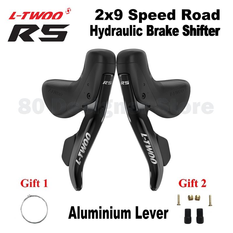 LTWOO R5 Road Bike Hydraulic Disc Brake Shifter Levers 2x9S Speed Hydraulic Brake Shifters Road Bike R5 Alloy Lever