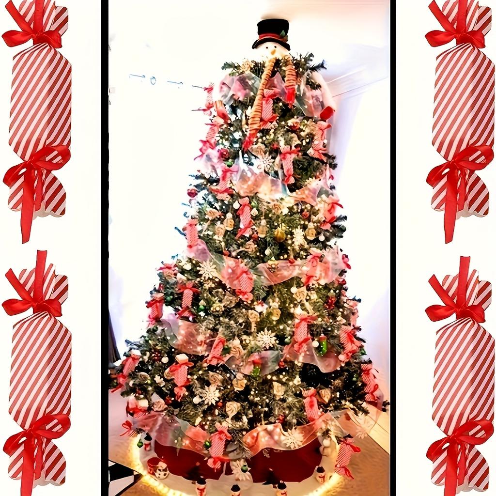 90pcs Party Packaging-elegant Gift Box with Tie, Suitable for Christmas-used for Holiday Decoration, Party Gifts, Gift Packaging