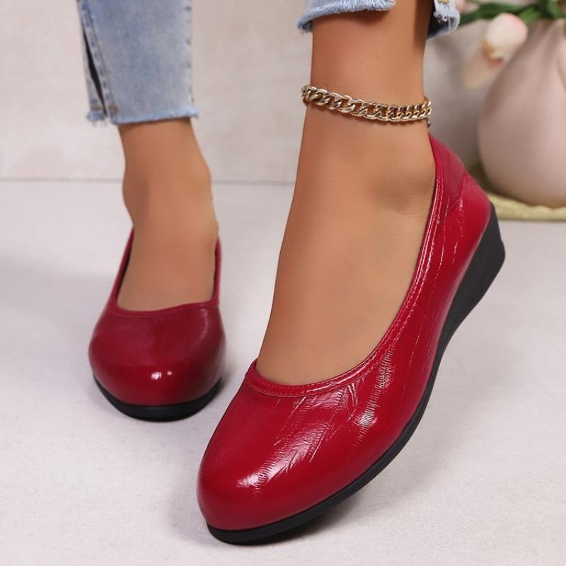 Fashion 2025Women Flats Ballet  Round Toe Shallow Mouth Loafers  for  Comfortable Driving  Jane Shoes