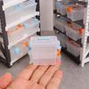5Pcs Mini Clear Storage Box Toolbox Model Dollhouse Home Home Decoration Dolls House Micro Scene Decor Props