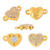 Useful Necklace Bracelet Connector Buckle Extender Connector Hook Rhinstone Magnetic Clasps New Accessories Silver Gold DIY