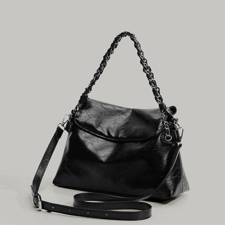2025 New Fashion Versatile Underarm Bag Large Capacity Vintage Chain Shoulder Crossbody Women's Bag Commuter Handbag Women