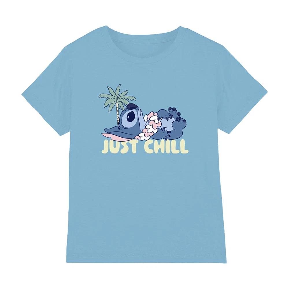 

Lilo&Stitch Just Chill Kids T-shirt 3-8 Years, Sky Blue 110