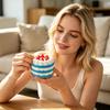 Simulated Cake Squeeze Toy Soft Slow Rising Toy Rainbow Layer Cake Slice Stress Relief Sensory Toy for Adults