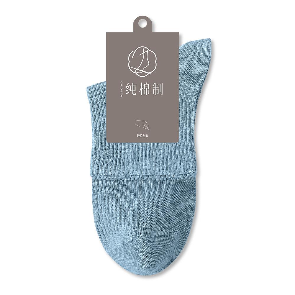 

Мужские носки без косточек, не скатывающиеся, средней длины, из чистого хлопка, короткие носки до щиколотки для мужчин, антибактериальные и влагоотводящие, тонкий стиль, летний тренд 1 pair очистить синий