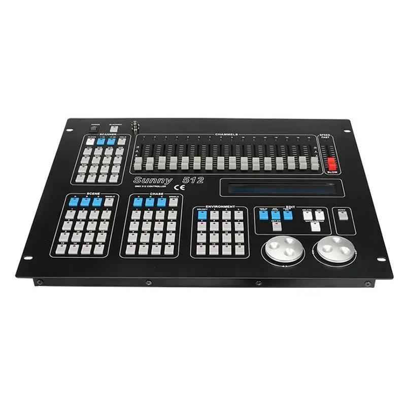 

DMX Console Sunny 512 Stage DJ Light Controller For Party Pub Night Club Disco KTV Moving Heads Par Light UK Plug