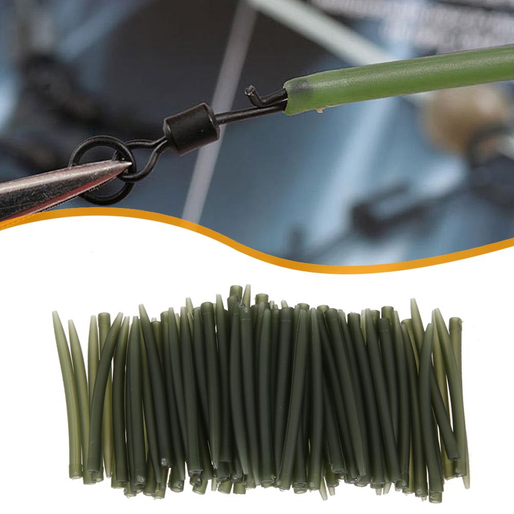 Terminal Carp Fishing Anti Tangle Sleeves Connect with Fishing Hook Dark Green