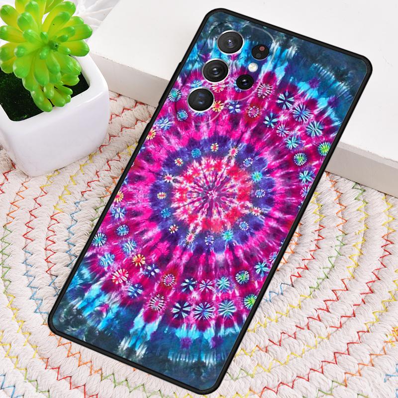 Colorful Tie Dye Rainbow Hippie Art Phone Case for Samsung Galaxy note 10 pro S26 Ultra S23 S24 FE S25 S21 S22 PLUS Cover