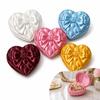 Does Not Take Up Space Heart-shaped Jewelry Box Silk Texture Storage Tray  Vanity Table