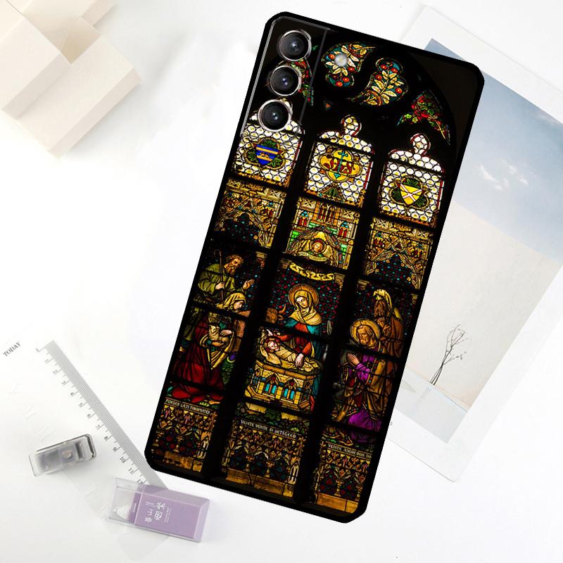 Jungfrau Maria Hoffnung Religiöse Kunst Handyhülle Für Samsung Galaxy S25 S24 S23 S22 S21 S20 S26 Ultra S10 Plus S23 FE S25 FE Hülle