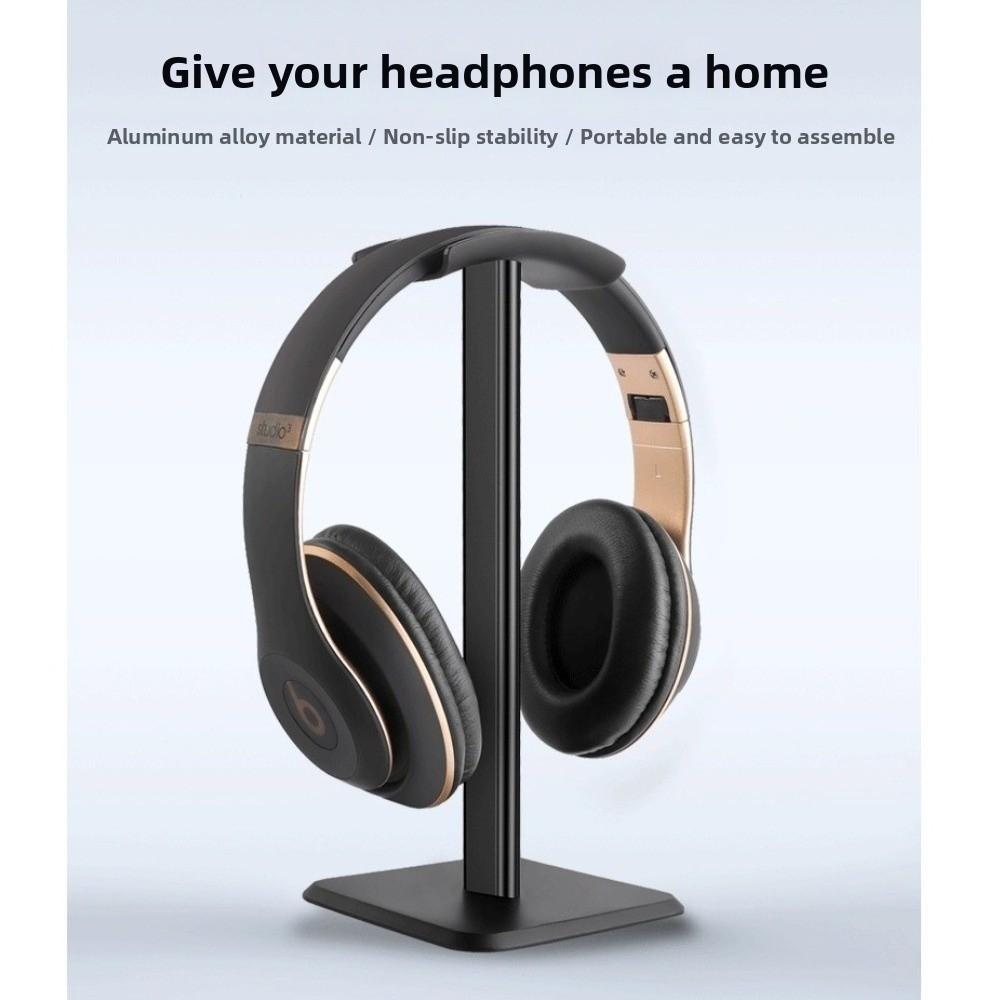 Space-Saving Headphone Stand Sturdy Earphones Hanger Organizer Headphone Rack Gaming Room