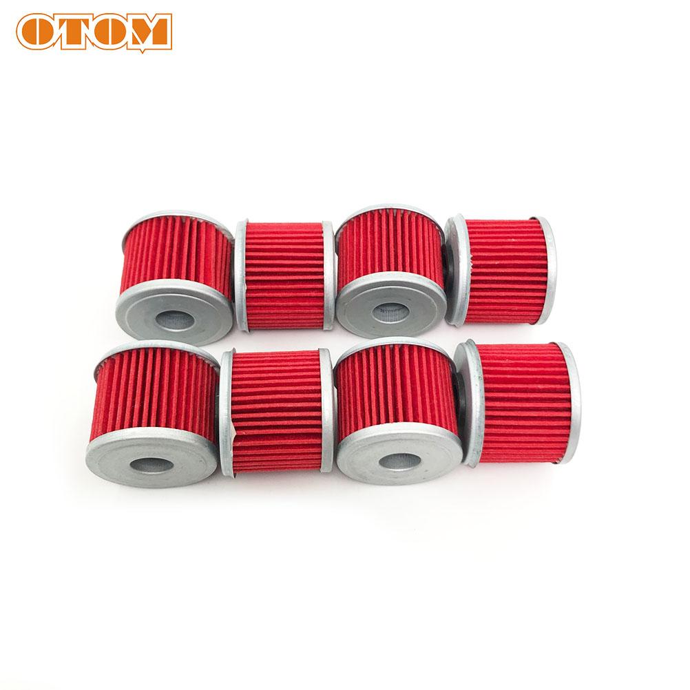 2/4/6Pcs For HONDA CRF250R 04-19 Motorcycle Oil Filters CRF150R CRF250X CRF450R CRF450X Motocross Engine Fuel Filter Cleaner
