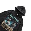 Washed Old Hooded Sweater Men'S And Women'S American Retro Digital Direct Injection Printing Loose Pullover Hoodie