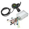 Kit de contrôleur de trottinette électrique 450W Affichage LCD couleur rond avec accélérateur au pouce Contrôleur de trottinette électrique pour