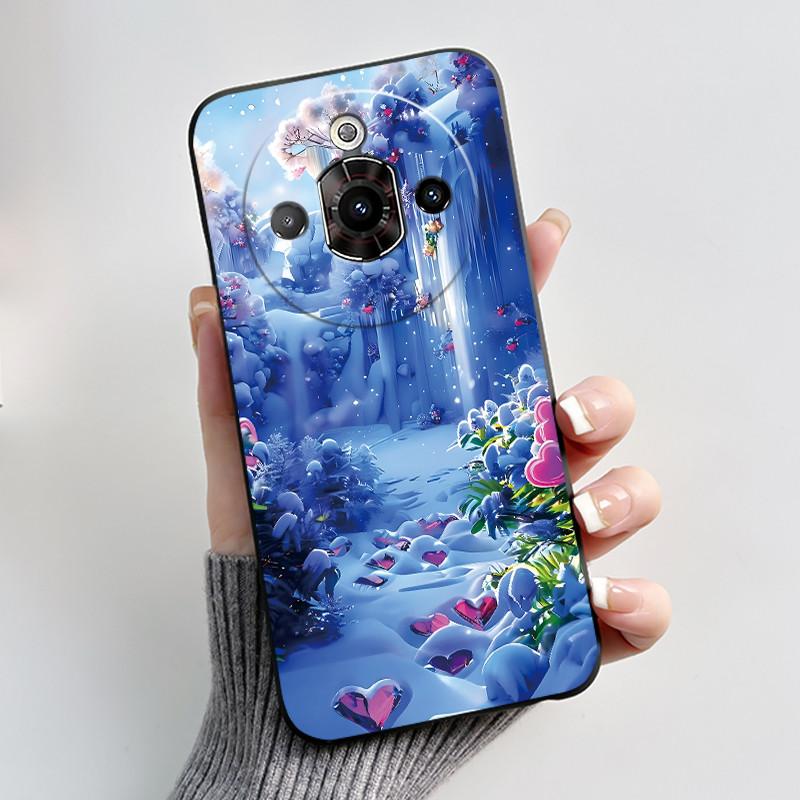 Cute Cartoon Case For ZTE Nubia Focus Pro 5G Capa Printing Shell Protective Cover Coque Soft Silicone Black Casing Fundas