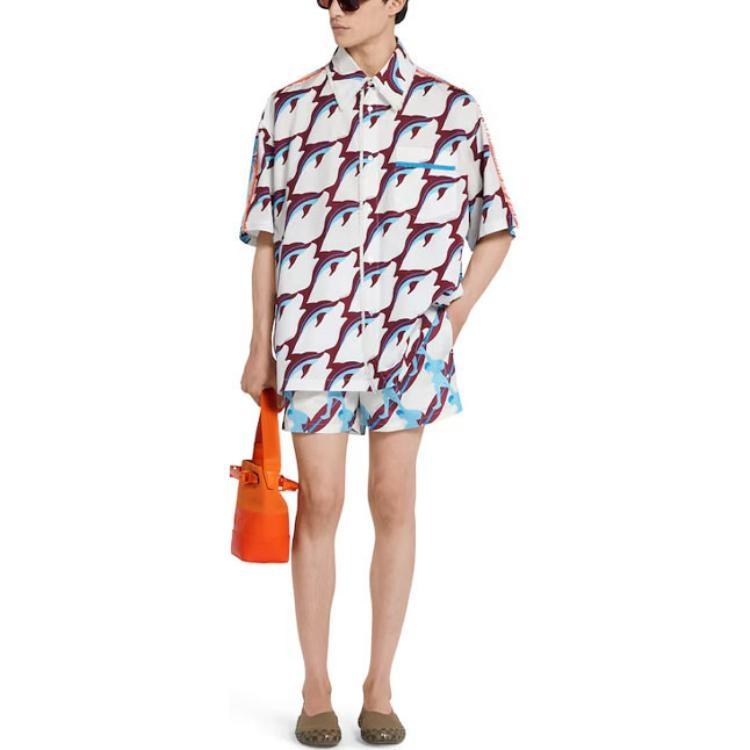 Gucci Technical Poplin Swim Short 'White Sky' Men's 787899-XHAKE-9020