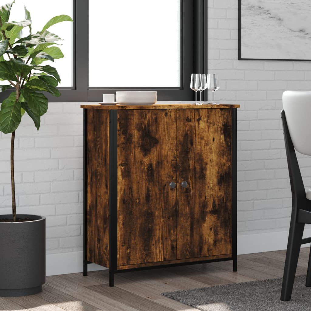 Vidaxl Szafka, Przydymiony Dąb, 70X30X80 Cm, Materiał Drewnopochodny