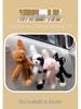 Plush Long-Armed Animal Fridge Magnet Doll - Teddy Bear Dog Car Ornament
