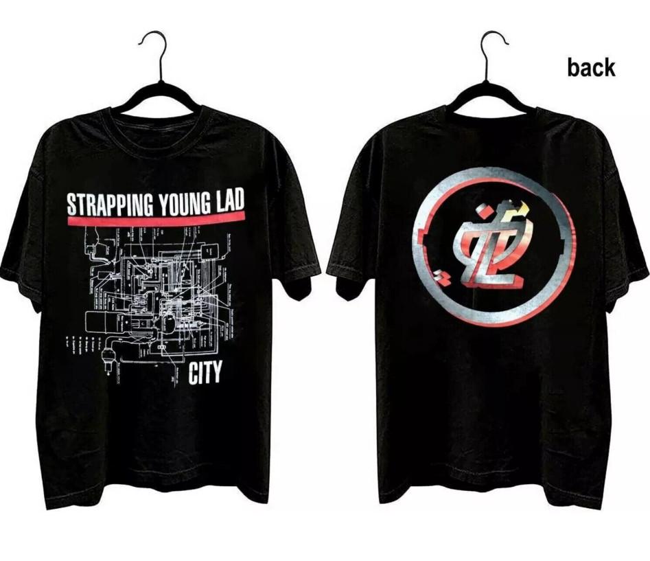 Vintage 1997 Devin Townsend Strapping Lad Tshirt size S5XL Unisex T-Shirt XXXL
