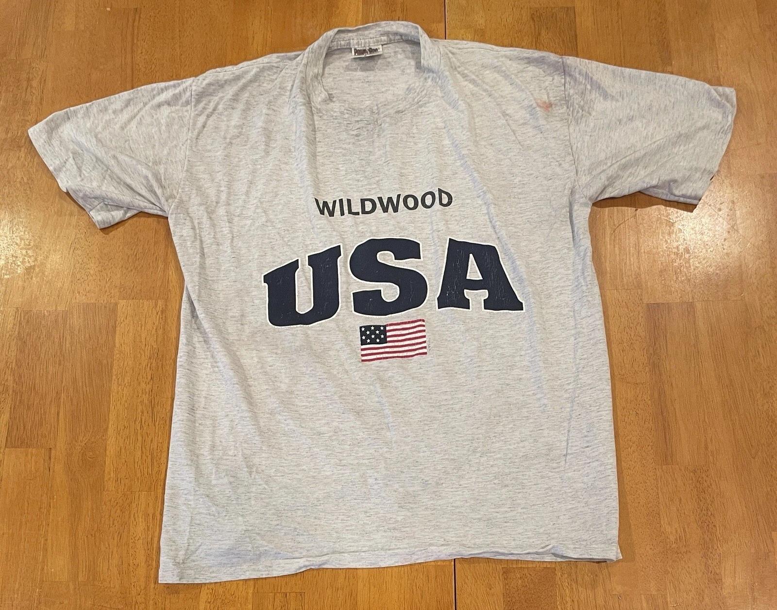 Vintage Wildwood USA Shirt Large 90s Oneita 2XL