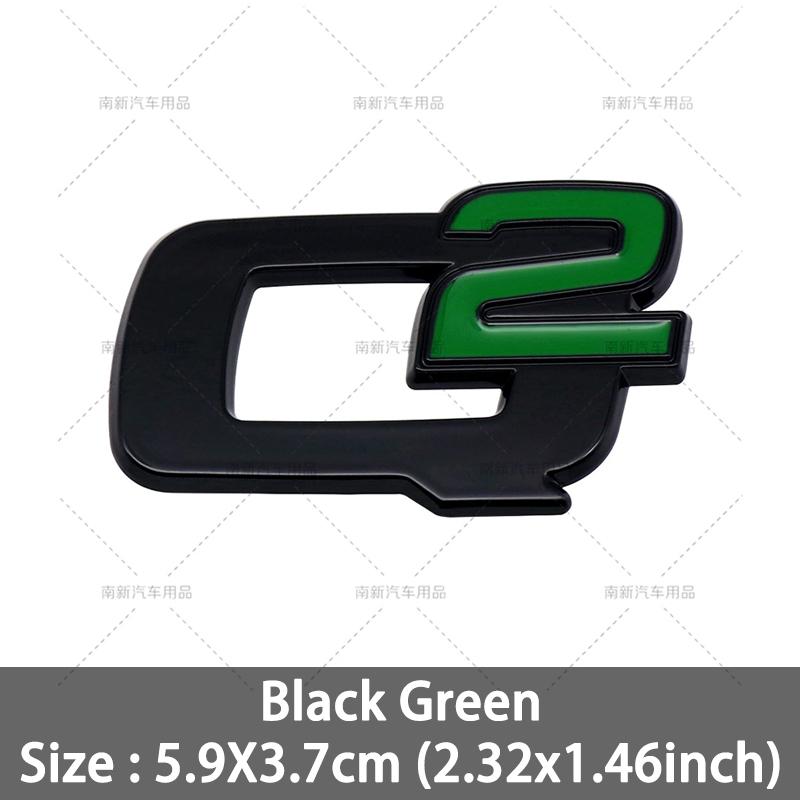 BEZO1 3D Metal Q2 Q4 Letter Badge Rear Giulia Stelvio Trunk Emblem Car Stickers For Alfa Romeo Giulia Stelvio Car Styling Accessories